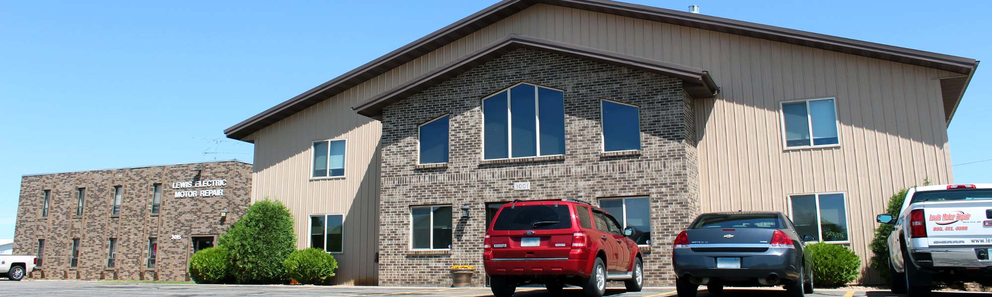 Lewis Motor Repair's facility in Waite Park, MN